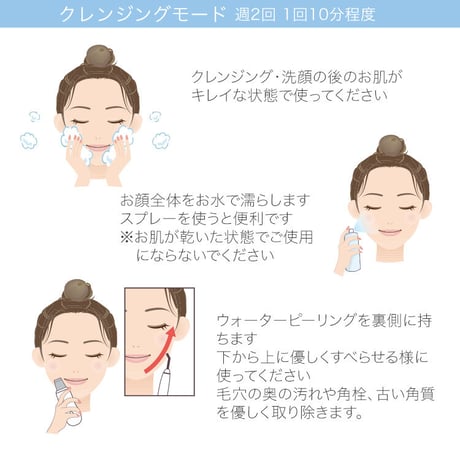 毛穴ケア美顔器 ウォーターピーリング器