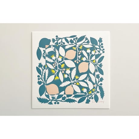 LETTER PRESS POSTER <lemon tree>