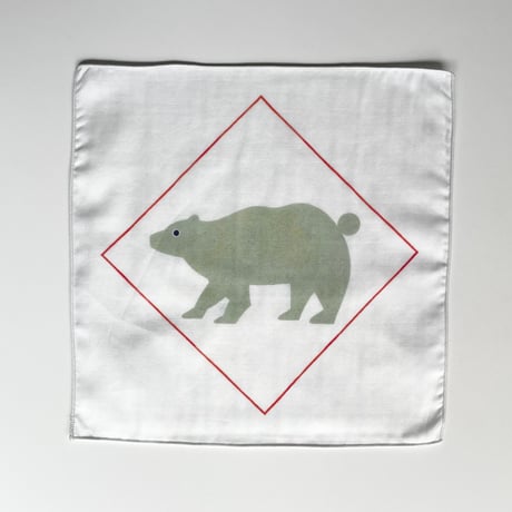 ダブルガーゼハンカチ mini < SHIROKUMA >