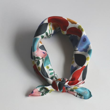 mini scarf < Flower hug >