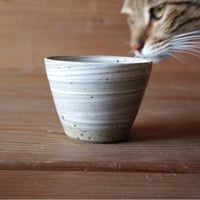 刷毛目　蕎麦猪口
