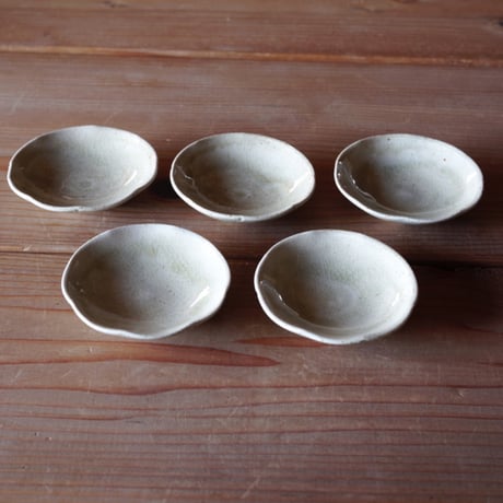 灰釉　豆皿