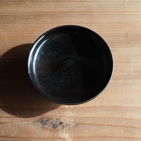 黒釉　豆皿