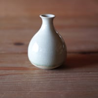 灰釉　一輪挿し