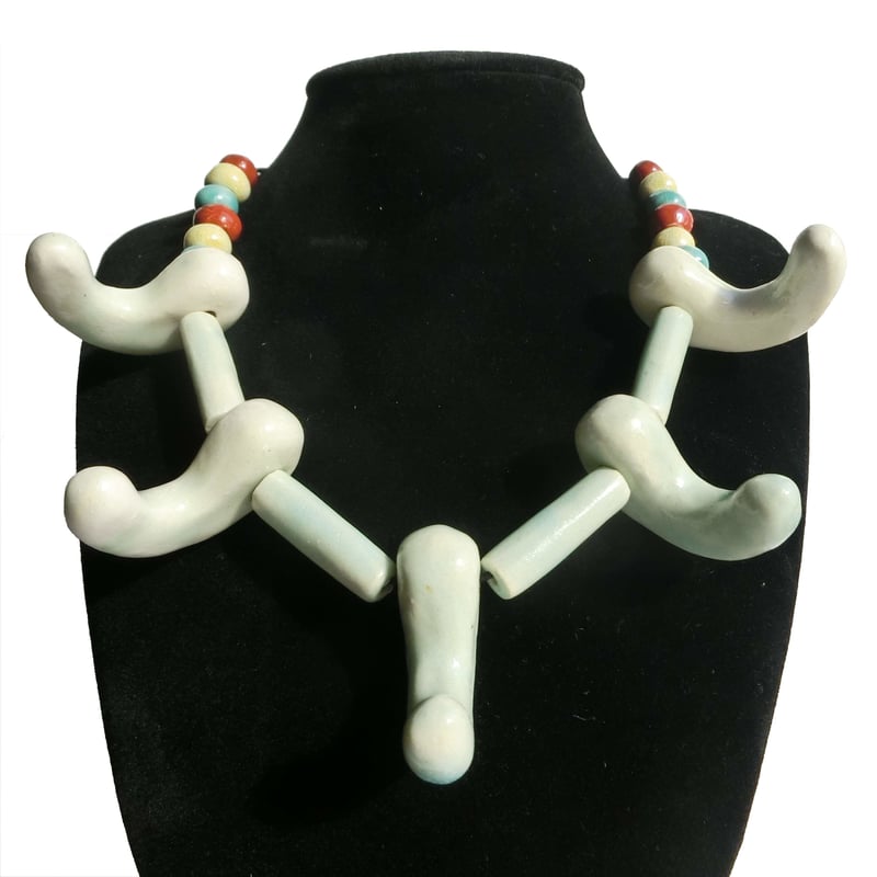 勾玉5連ネックレス | 勾玉屋