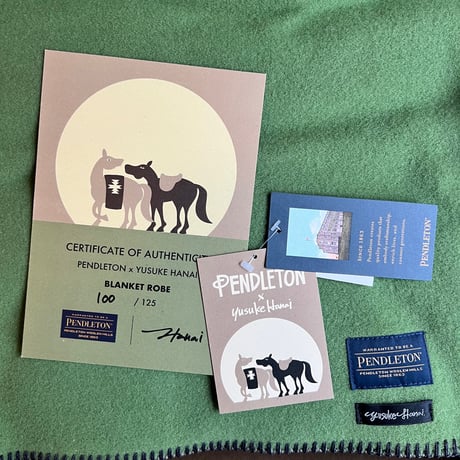 PENDLETON × YUSUKE HANAI Blanket Robe