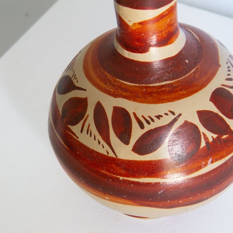 Mexican pottery flower vase