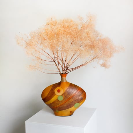 Polystone flower vase