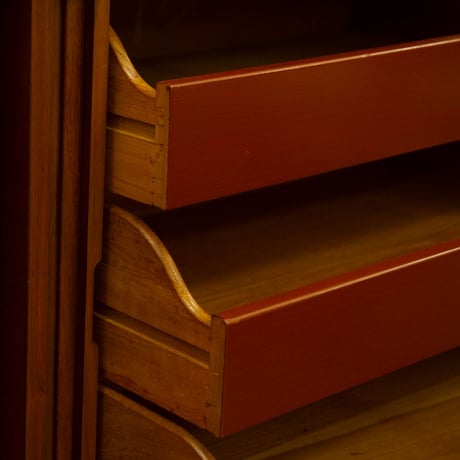 Glen of California Design by Milo Baughman Walnut Tambour Cabinet