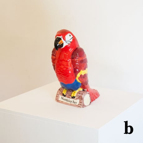 Ceramic parrot flower vase