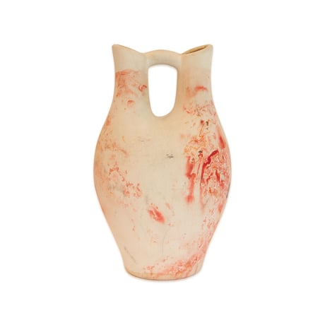 Nemadji pottery flower vase