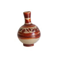 Mexican pottery flower vase