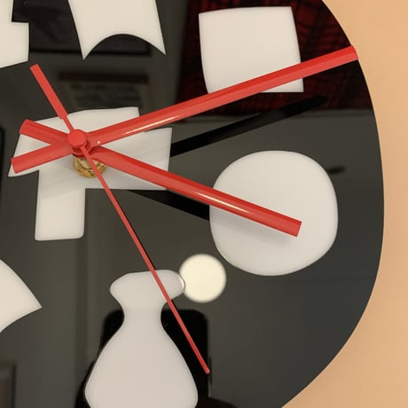 Mary Elizabeth Yarborough  Acylic Wall Clock  / Black