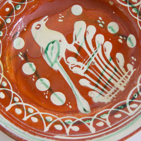 Tonala ceramic bird plate