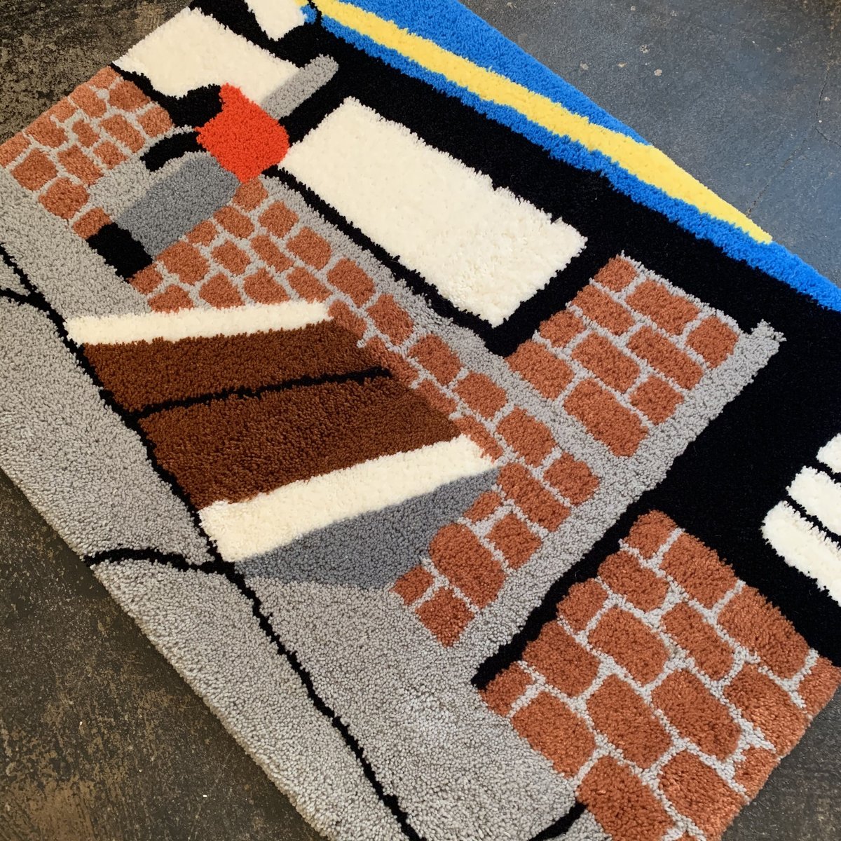 2枚セットKoji Yamaguchi Rug Koji Yamaguchi 