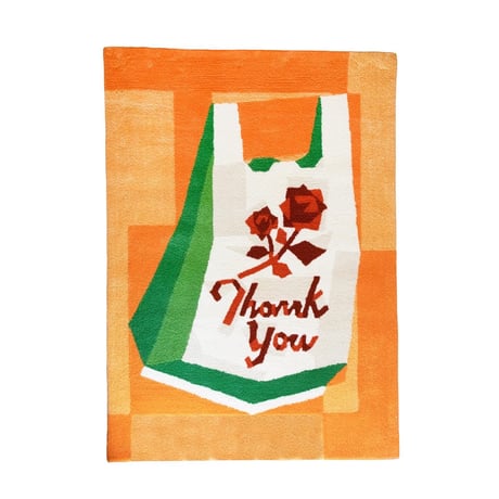 "Thank you bag" Rug  Jeffrey Sincich