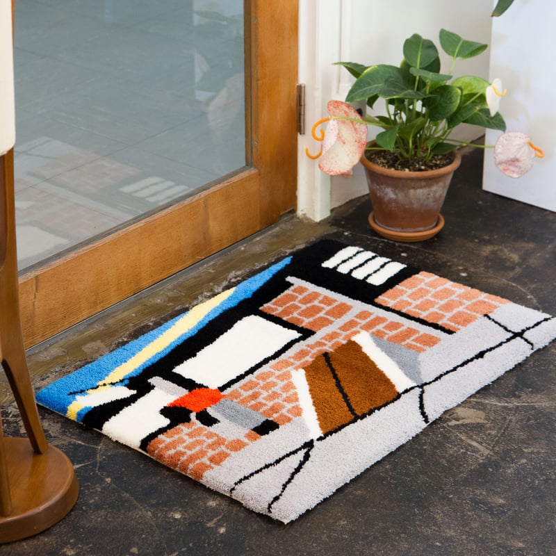 2枚セットKoji Yamaguchi Rug Koji Yamaguchi 