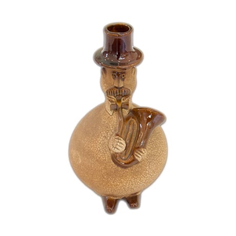 Vintage musician pottery vase set