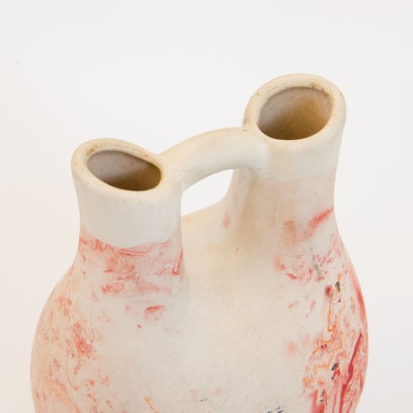 Nemadji pottery flower vase