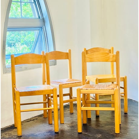 1980s Loewen stein Side Chair Set