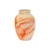 Nemadji pottery flower vase