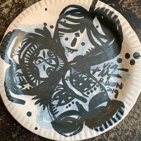 Thomas Campbell Paint on plate 2019