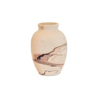 Nemadji pottery flower vase