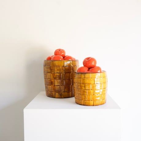 Basket of Fruit cookie jar (L)