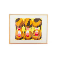 "Hourglass" Silkscreen Print  By Josh Stover
