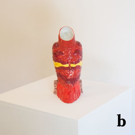 Ceramic parrot flower vase