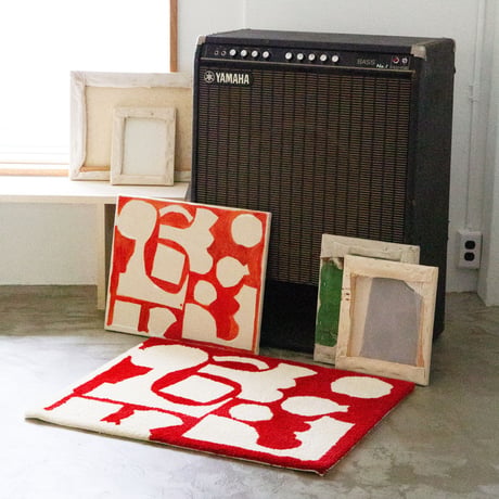 Peter Gray Hurley Rug  Red