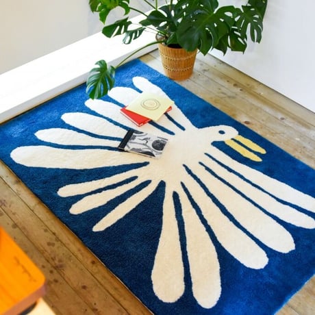 Nathaniel Russell  "Big White Bird" Living Rug