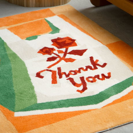 "Thank you bag" Rug  Jeffrey Sincich