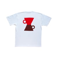 Keita Miyairi × Pacifica Collectives "コーヒー" T-shirts Back print type