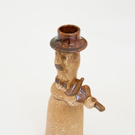 Vintage musician pottery vase set