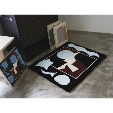 Peter Gray Hurley Rug Black