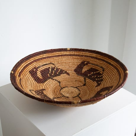 Hand woven basket