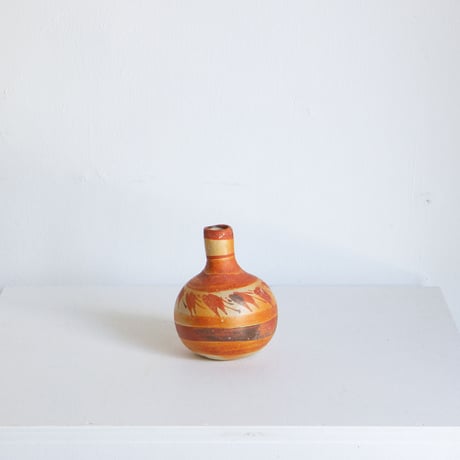 Mexican pottery flower vase