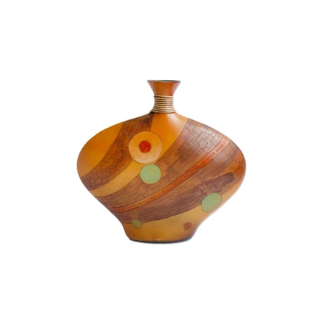 Polystone flower vase