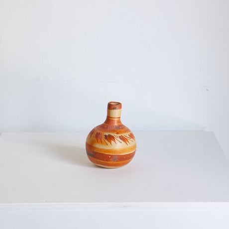Mexican pottery flower vase
