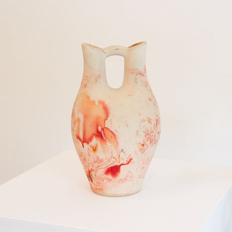 Nemadji pottery flower vase