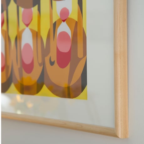 "Hourglass" Silkscreen Print  By Josh Stover