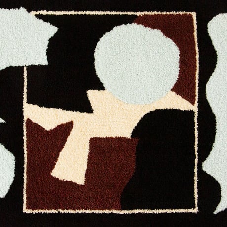 Peter Gray Hurley Rug Black