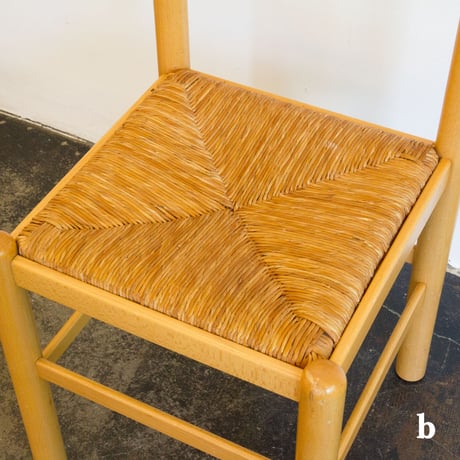 1980s Loewen stein Side Chair Set (paper cord)