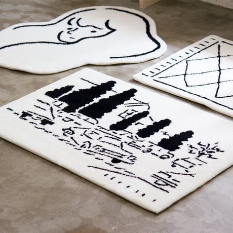 Yu Nagaba "Car" Rug