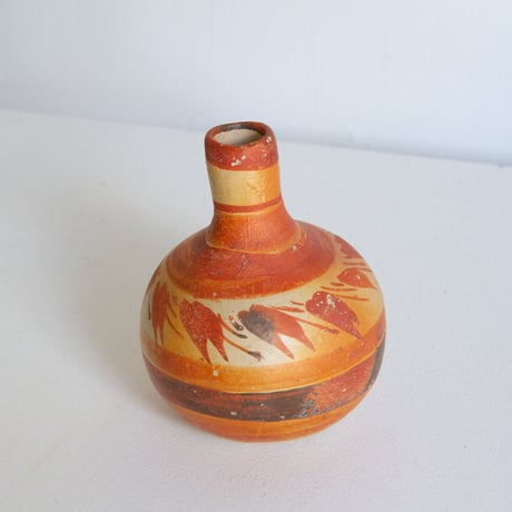 Mexican pottery flower vase