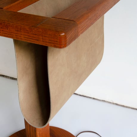 VINTAGE FLOOR LAMP With Magazine Rack