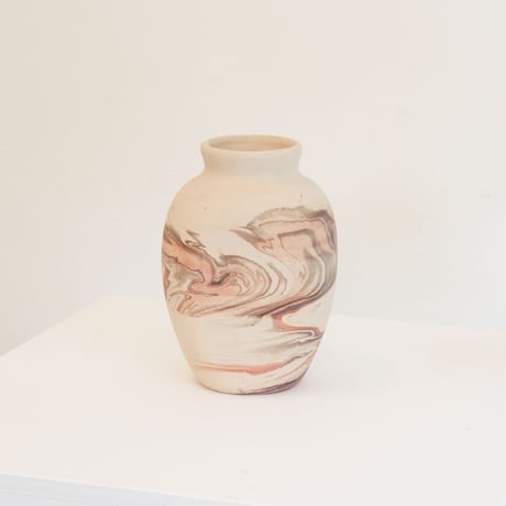 Nemadji pottery flower vase