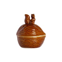 Squirrel and Walnut Canister