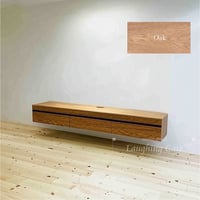 木製 フロートタイプ TVボード SYRAH"02"WOOD（オーク/ウォルナット）【サイズオーダー可能】【サイズW1900/2200】